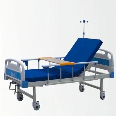 Multi-Functional Manual Medical Home Nursing Bed for Hospital