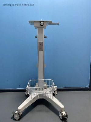 Monitor Stand Roll Medical Trolley for Ventilator
