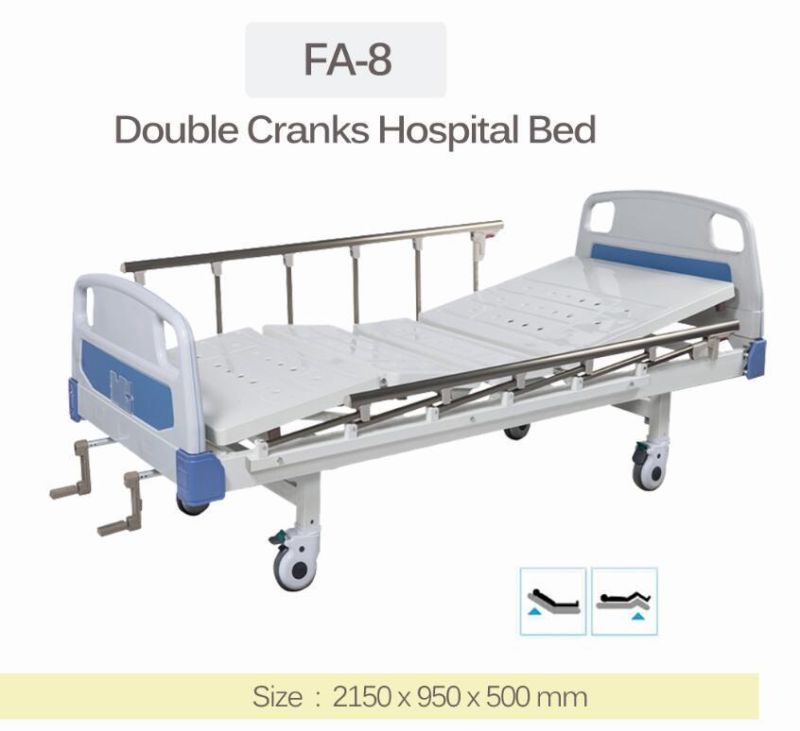 Adjustable Back Rest Hospital Semi Fowler Bed with Best Price for Hospital Use Hospital Equipment Surgical Equipment Hospital Furniture