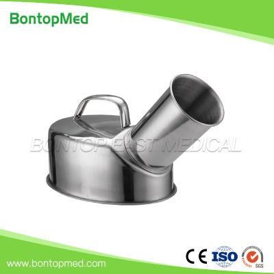 Hospital Medical Equipment Stainless Steel Urinal/Bedpan/Potty/Litpelvo/Bed Pan for Patient Use