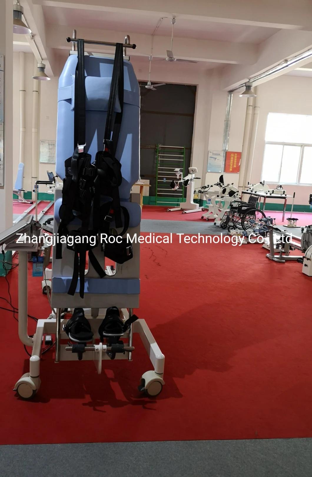 Physiotherapy Medical Equipment Electric Manual Vertical Upright Bed Medical Disabled Tilt Table