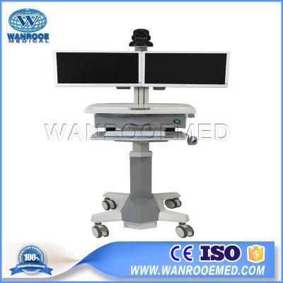 Bwt-006 Hospital ABS Emergency Mobile Laptop Computer Workstation Cart