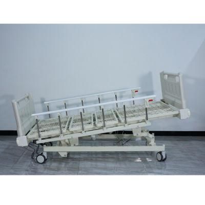 China Hospital Bed Manufacturer Medical Furniture 5 Function Manual Hospital Bed for Paralyzed Patients