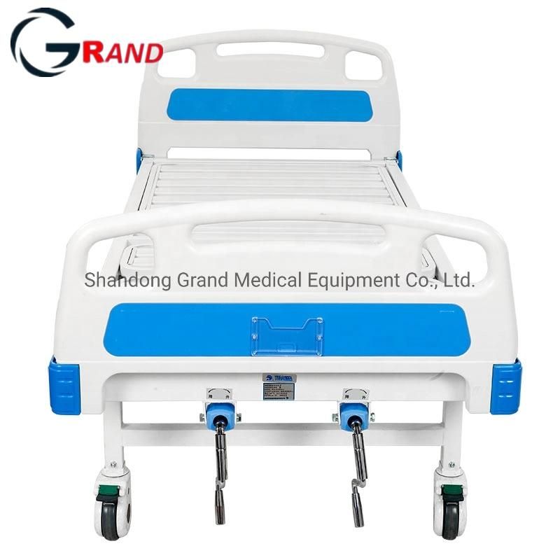 China Popuar Hospital Furniture Supplier One/Two/Three Function Adjustable Hospital Patient Bed Medical Nursing Bed for Health Care