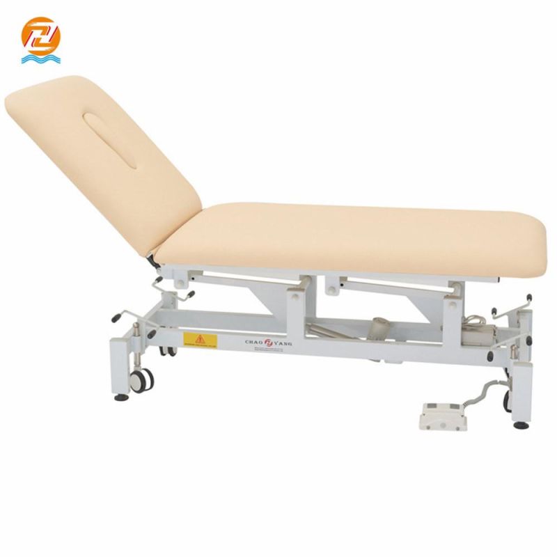 Two Function Stainless Steel Two Cranks Manual Medical Bed for Elderly