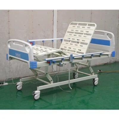 Electric Type Three Function Medical Hospital ICU Bed with Caster