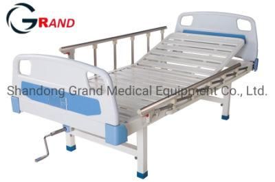 Hopsital Equipment ABS Hanging Head Strip Style Single Shake Bed Manual Clinic Patient Bed One Crank Hospital Beds Medical Bed