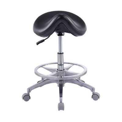 Adjustable Rolling Dental Hair Beauty Salon Ergonomic Saddle Chair Stool