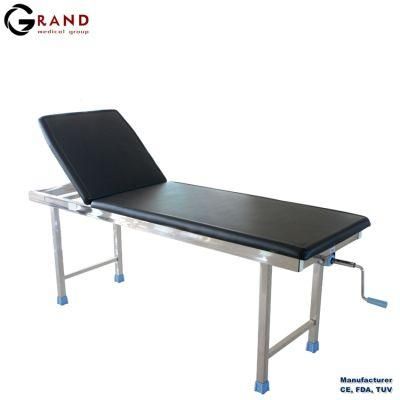 Hospital Semi-Fowler Patient Exam Couch Medical Adjustable Backrest Clinical Examination Bed