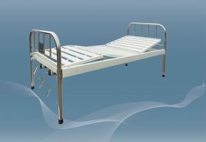 Durable Stainless Steel Hospital Medical Manual Bed