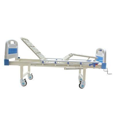 Producing Medical Bed Manual Patient Bed Two Function Two Crank Hospital Bed