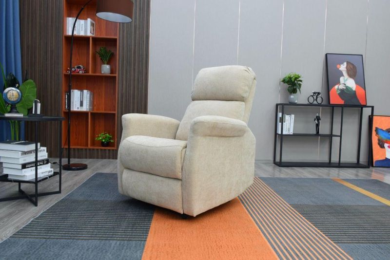 Jky Furniture Full Good Fabric Manual Recliner with Comfortable Backrest