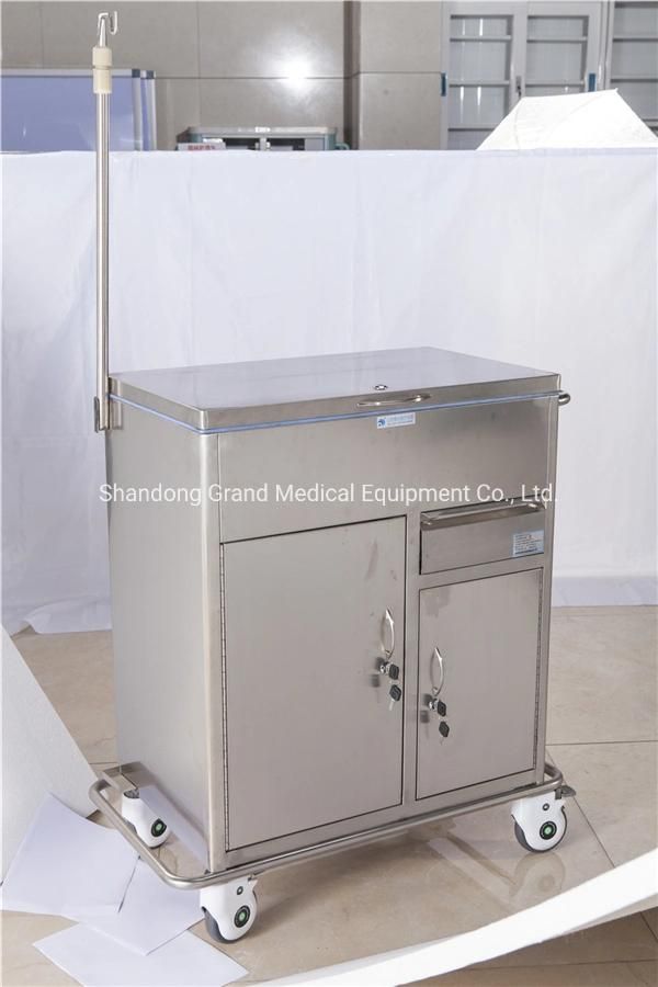 Hospital Furniture China Manufacture Anesthesia Surgical Instrument Medical Cart Device for Sale