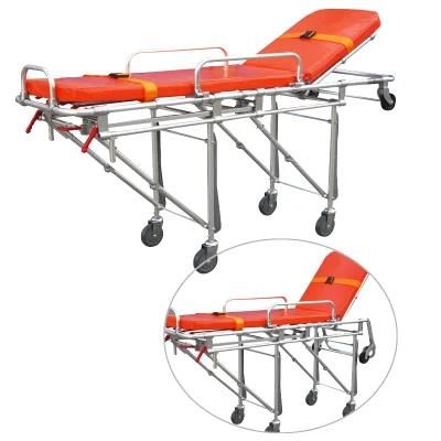 Suppliers Price Medical Rescue Equipment Folding Loading Ambulance Stretcher