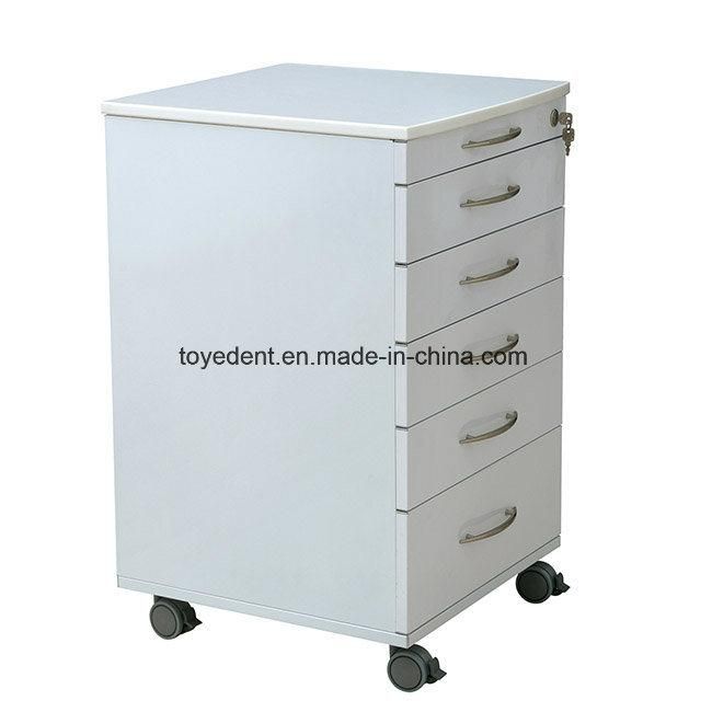 Hospital Stainless Steel Medical Mobile Trolley Dental Cabinet for Dentist