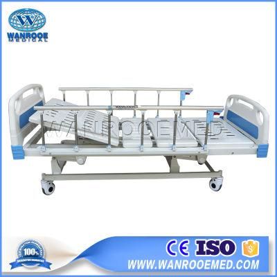 Bam302 Medical Equipment Surgical ABS 3 Crank Adjustable Manual Patient Nursing Bed