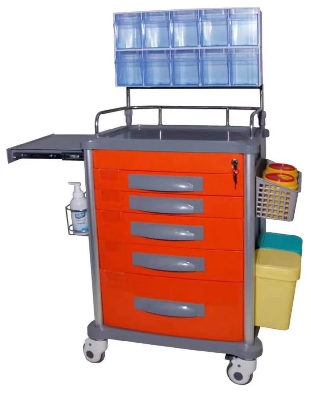 Medical ABS Infusion Trolley Carts Hospital Furniture