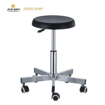 HS5974 Stainless Steel Pneumatic Surgical Dental Stool for Labs and Clinics