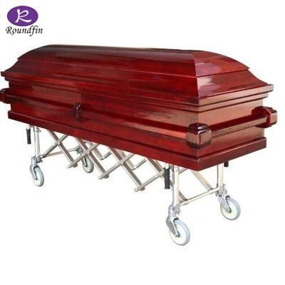 Medical Device Funeral Supplies Casket Trolley Church Coffin Cart