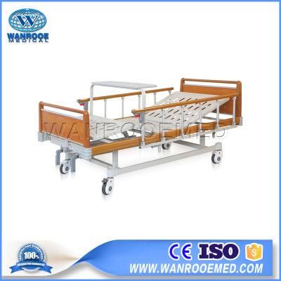 Bam211b High Quality ABS Two Function Manual Aluminium Hospital Bed
