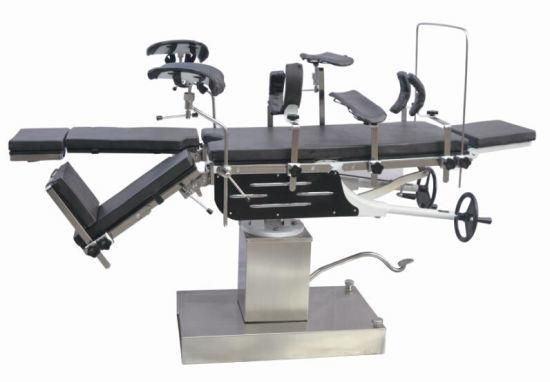Hospital Furniture Hydraulic Surgery Adjustable Operation Theatre Table/Bed (Slv-B4303)