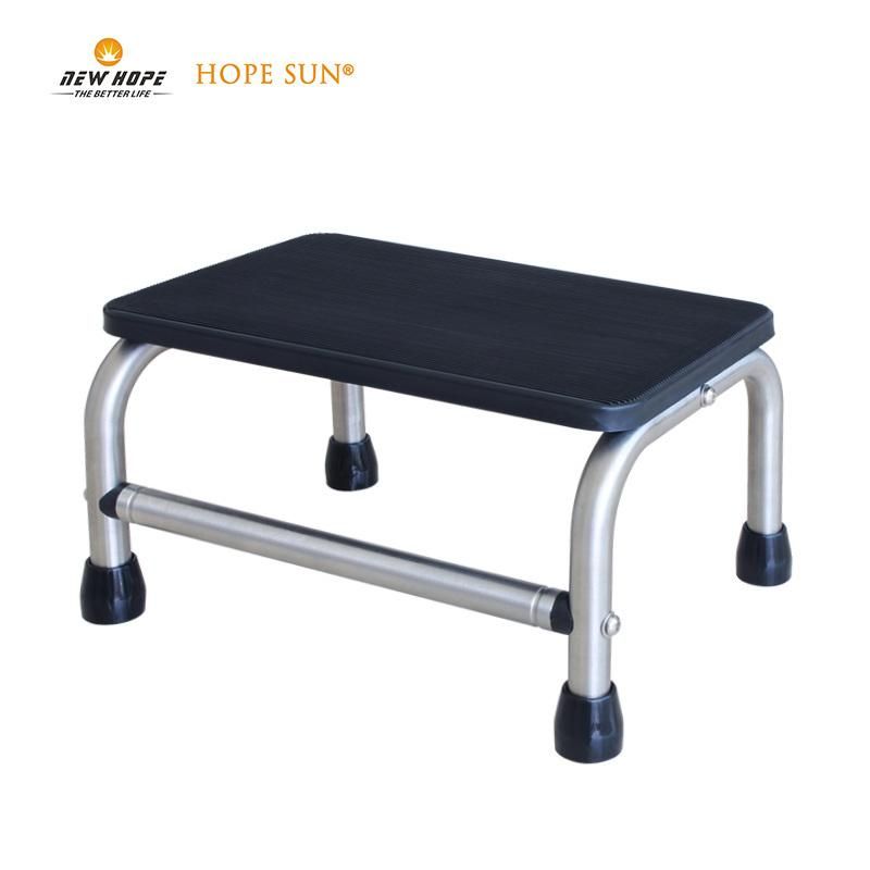 HS5609 Stainless Steel Portable Medical Hospital Nursing Single One Foot Step Stool