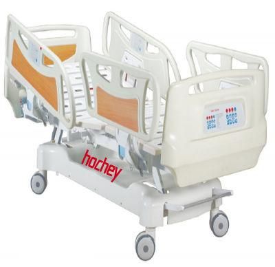 Multifunctional Mobile Electric Hospital Bed with Brakes for ICU Room