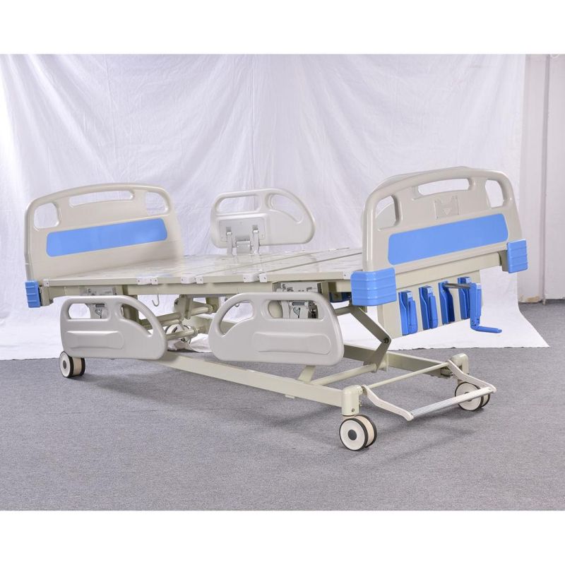 Medical Hospital Bed Electric 5 Crank 5 Functions Electric Hospital Bed ICU Nursing Hospital Bed for Patients