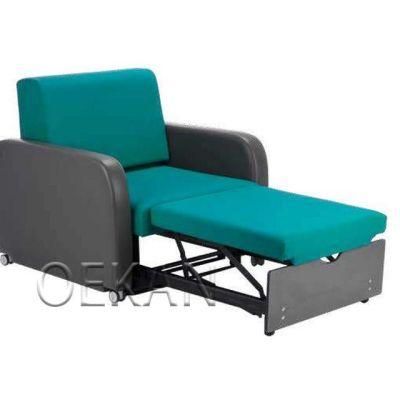 Customized Hospital Furniture Folding Medical Dialysis Recliner Chair Patient Accompany Sleep Recliner Chair Sofa