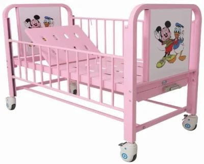 Hospital Steel Assembled Plug Newborn Baby Cot Bed