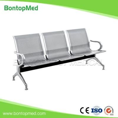 Hospital Medical Accompany Chair Outdoor Airport Conference School Public Waiting Chair Bench Couch, 3 Seats