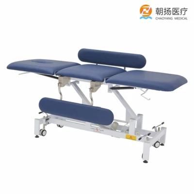 2 Section Electric Power Lift Treatment Table Physiotherapy Table Cervical Table