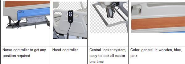 Bae314 Medical Three Function Electric Bed with Nursing Control