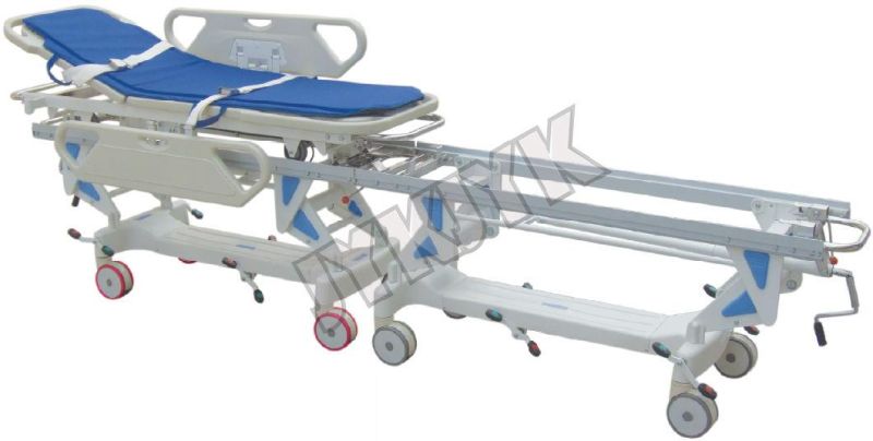 Rise-and-Fall Stretcher Cart Hospital Bed Patient Trolley Patient Stretcher