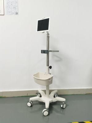 Medical Equipment Hospital Mobile Furniture Aluminum Alloy Trolley for Ultrasound