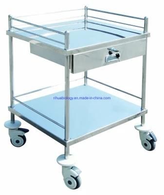 Rh-CRC05 Hospital Stainless Steel Treatment Cart
