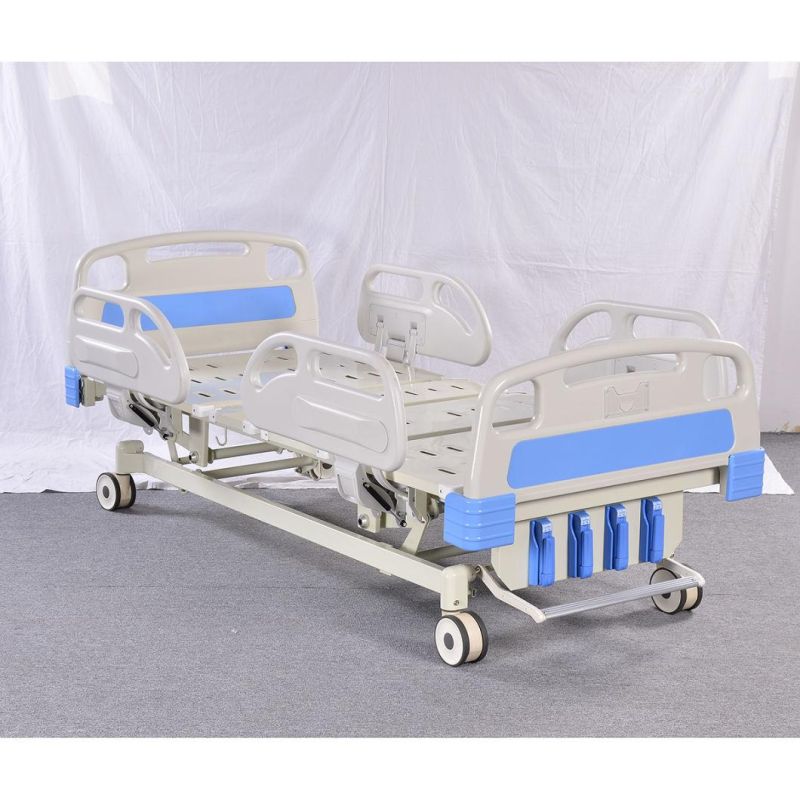 Medical Hospital Bed Electric 5 Crank 5 Functions Electric Hospital Bed ICU Nursing Hospital Bed for Patients