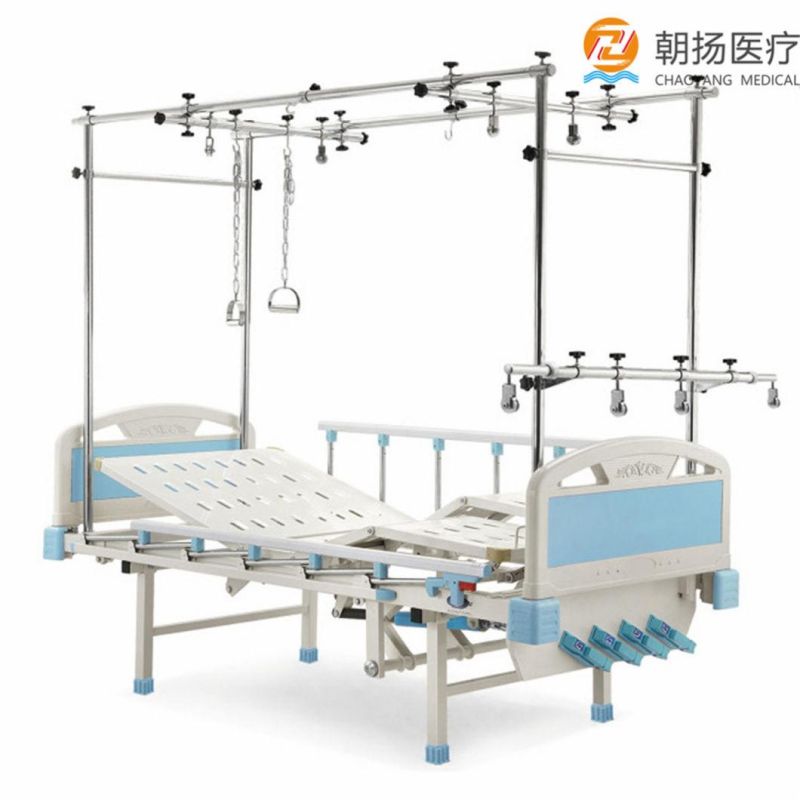 Clinic/Medical/Hospital Bone Setting/Pelvic Four Crank Medical Examination Bed Orthopedics Traction Bed