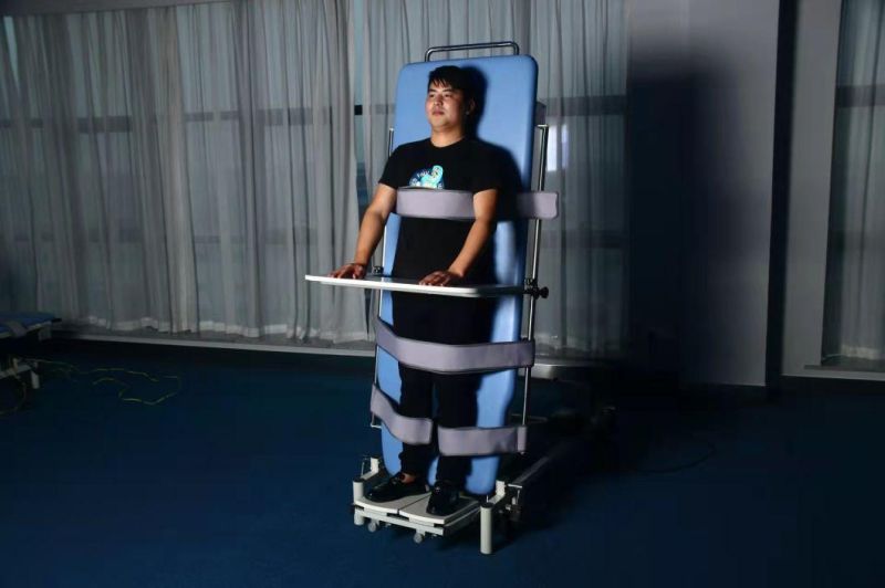 Adjustable Physiotherapy Tilting Table / Standing Bed / Rehab Bed