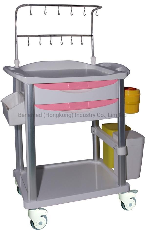 ABS Multi-Functional Infusion Treatment Trolley Bm-It001