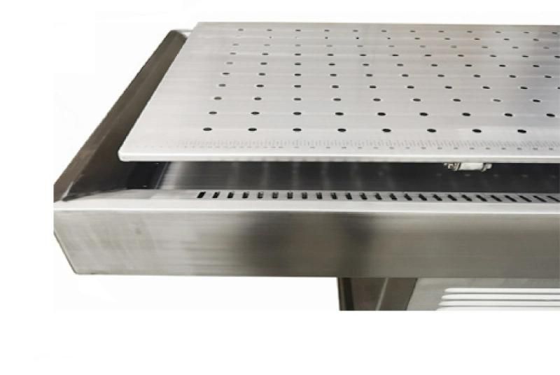 Stainless Steel Lifting Forensic Multi-Function Dissecting Table Corpse Table