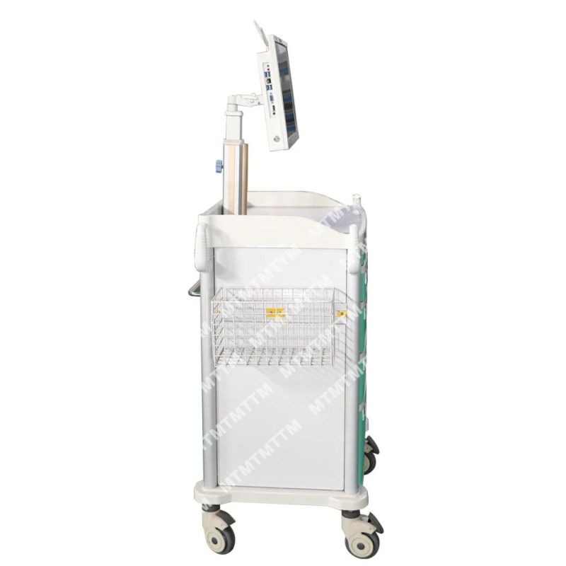 Hospital Mobile Medical Computer Laptop Workstation Trolley Cart