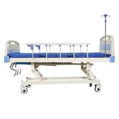 Hot Selling ABS Manual Three-Function Nursing Bed Elderly Patient Hospital Bed