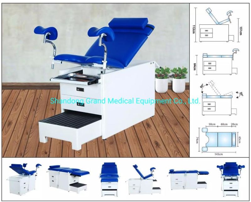 Multi-Function Women Examination Bed Electric Gynaecology Operating Delivery Table Obstetrics Examination Bed