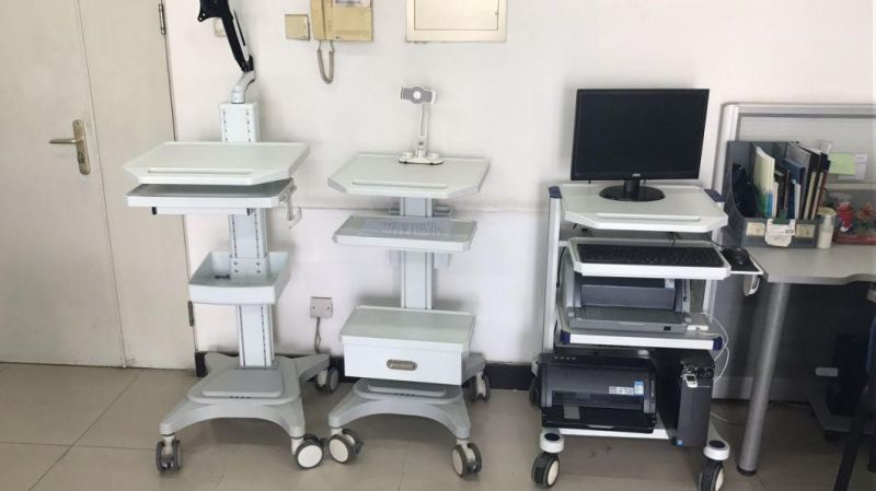 Medical Computer Endoscopy Carts Endoscope Trolley Hospital Furniture