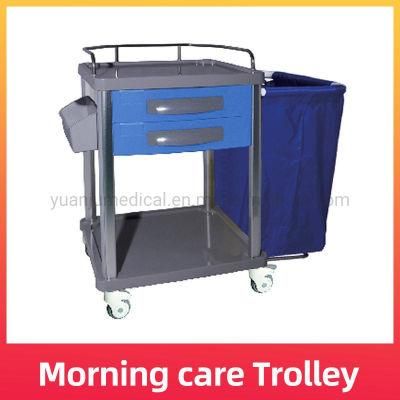 Wholesale ABS Plastic Medical Garbage Trolley Nursing Trolley Medical Trolley