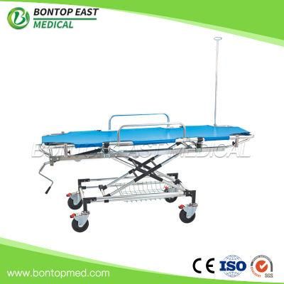 Aluminum Alloy Folding Ambulance Emergency Stretcher Trolley