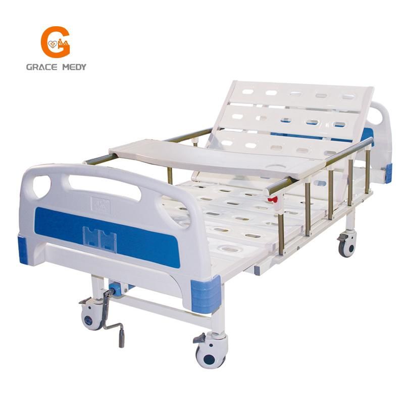 Manual 1 Crank Medical Bed Hospital Equipment Bed