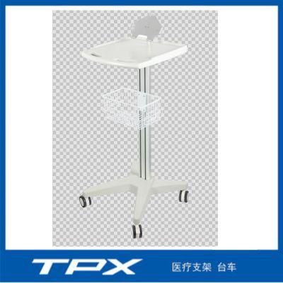 Hospital Trolley Medical Mobile Workstation Medical Equipment Cart Computer Laptop IV Pole Trolley Factory Roll Stand