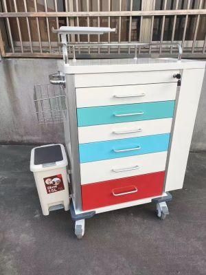 Made in China Medical Emergency Outpatient Nursing Cart